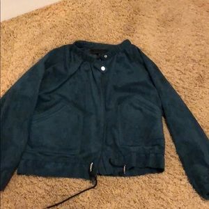 Teal BCBG bomber jacket